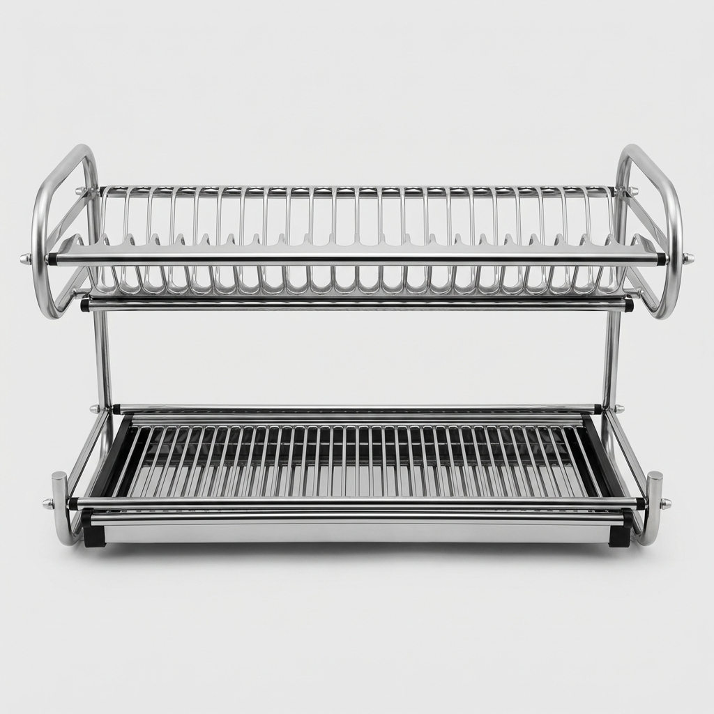 Wellmax SJ308H Counter Top Plate Rack | Stainless Steel Dish Rack With ...