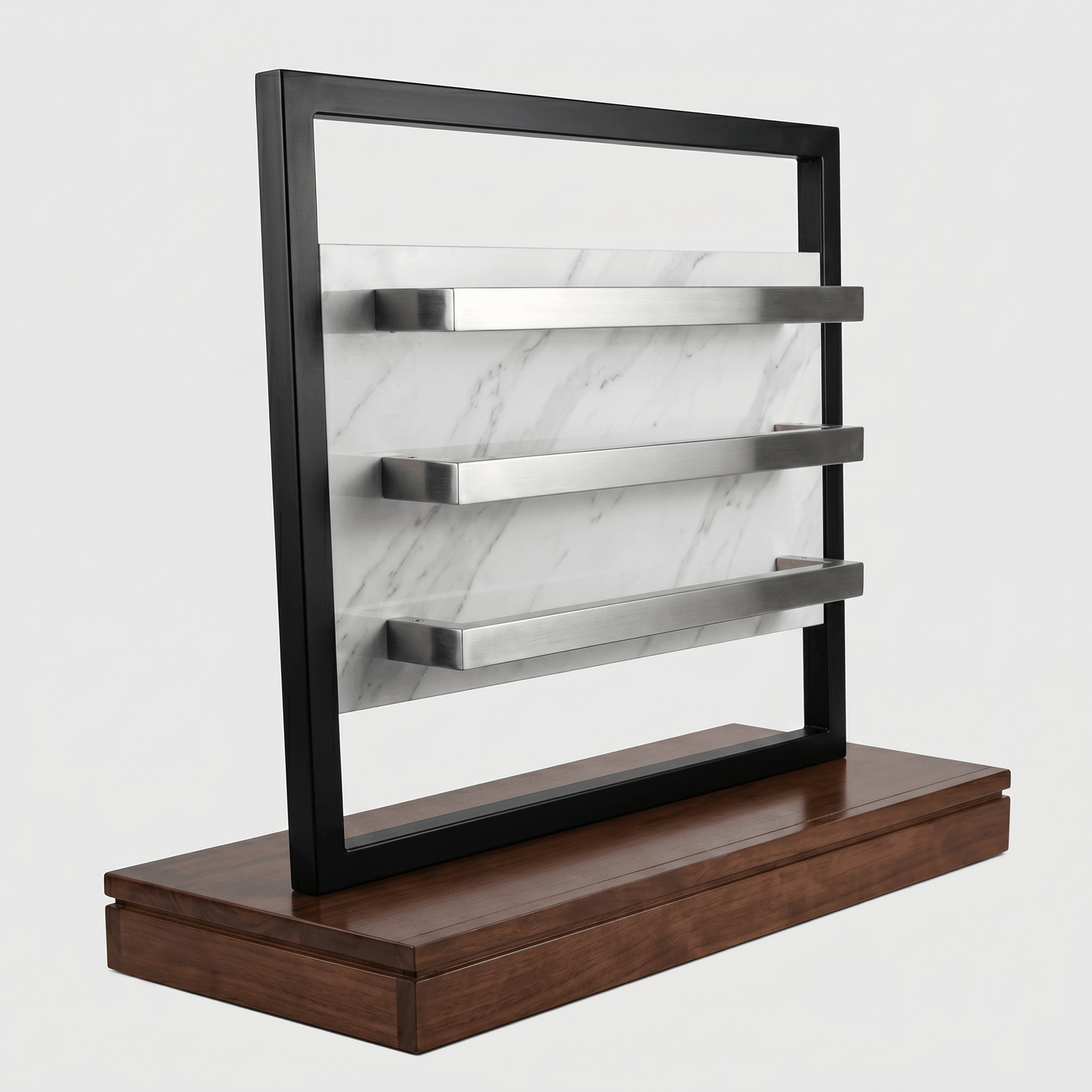 Kingroom Heated 3-Piece Towel Bar – Wall Mount SUS304 Stainless Steel