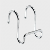 Wellmax Rail Mounted Hooks | Single & Double Kitchen Hooks for Utensils & Accessories | CWJ211