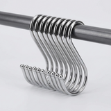 Wellmax Rail Mounted Hooks | Single & Double Kitchen Hooks for Utensils & Accessories | CWJ211