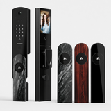HYH WINFREE Smart Customized 3D Face Door Lock | Palm Vein 2K Glass Display IR Video Wifi Tuya | W-V08