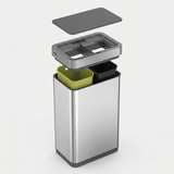 EKO Mirage X Sensor Bin 45L – Touchless Stainless Steel Automatic Trash Bin (EK9260MT-45L)