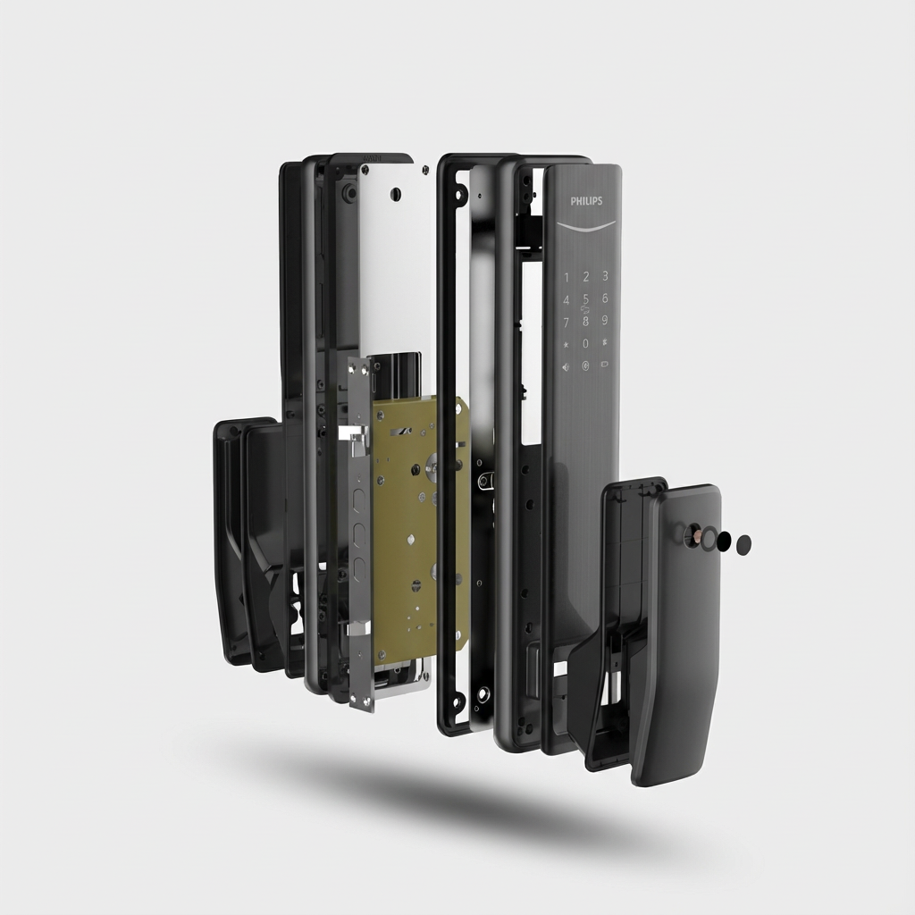 Philips Smart Bluetooth Door Lock | Fingerprint PIN Remote Unlock Home Access | Alpha-5HWS