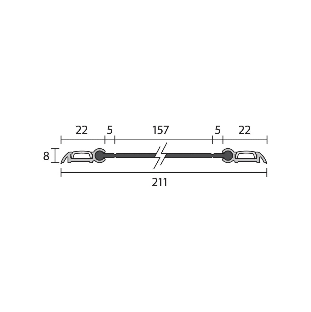 Raven Anti Pinch Finger Guard  Door Strip | Hinge Side Complete Seal Inflatable | RP62