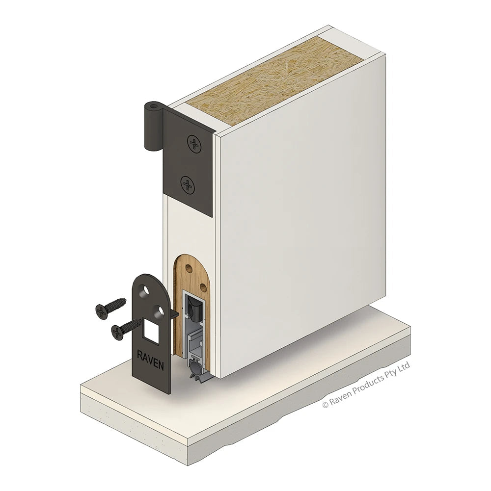 Raven Concealed Automatic Drop Down Seal | Invisible Air-tight Water Seal | RP8Si