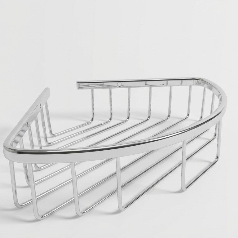 Homex Corner Bathroom Shower Basket | Rounded Amenity Orgaizer | 8022B