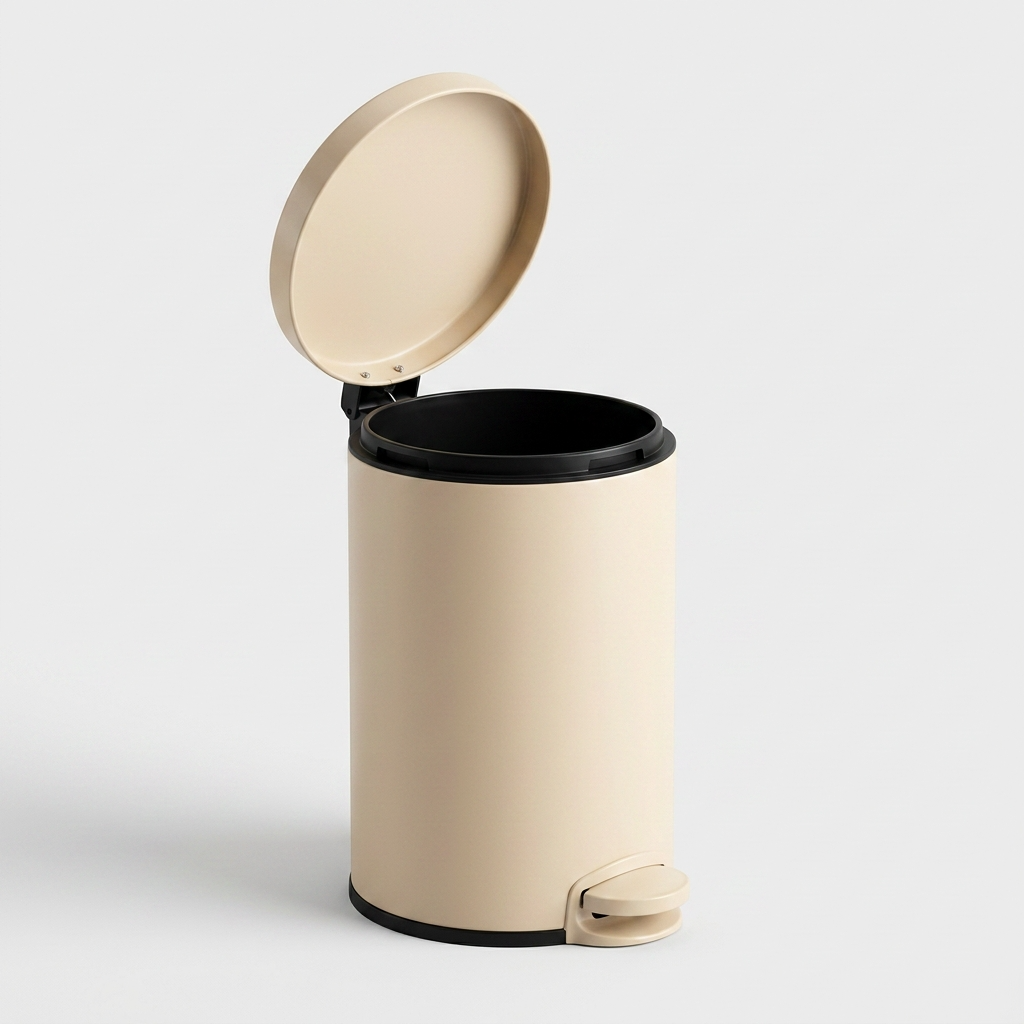 EKO Eva Step Bin – Stainless Steel Soft-Close Pedal Trash Bin (5L / 12L / 20L)