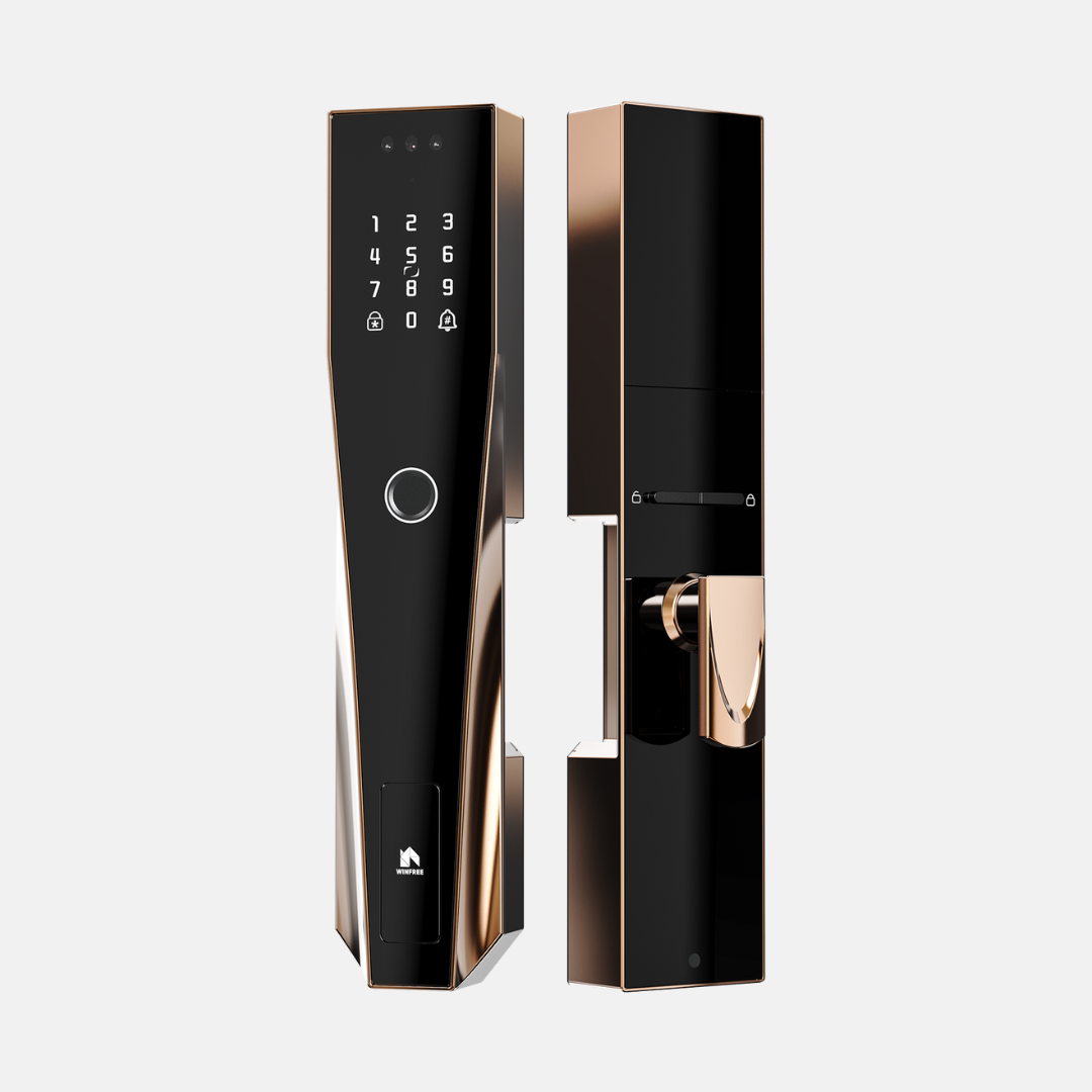 HYH WINFREE Smart 3D Face Door Lock | Palm Vein Video Surveillance Tuya Wifi | W-Q07