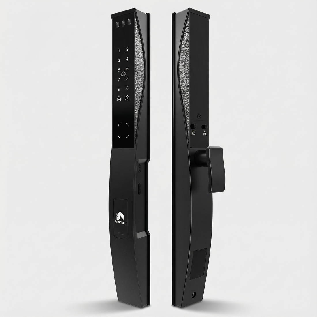 HYH WINFREE Smart Slim Door Lock | 3D Face Palm Recognition Fingerprint ...