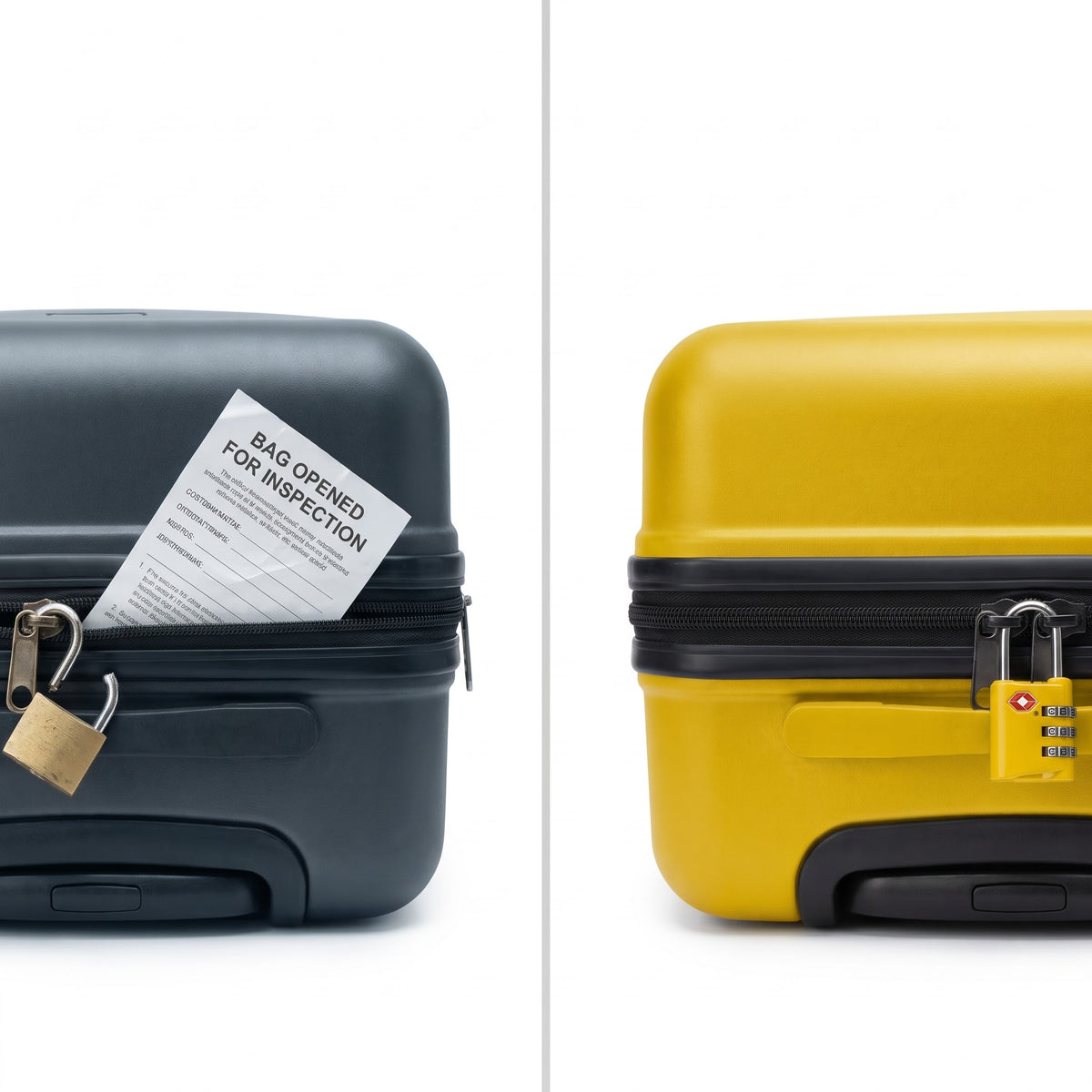 Yale TSA Luggage Padlock Set | Non-Rust Aluminium with Free Combination lock | YPROMO-TSA2-COMBI1