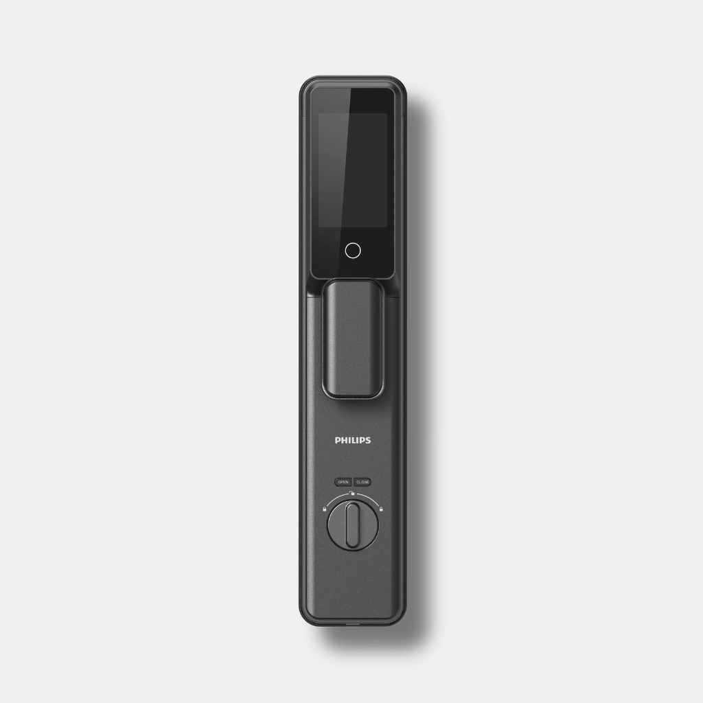 Philips 7000 Series 3D Face Recognition Smart Door Lock | 165° Wide-Angle Video Intercom & 4" LCD | DDL702-FVP-7HWS