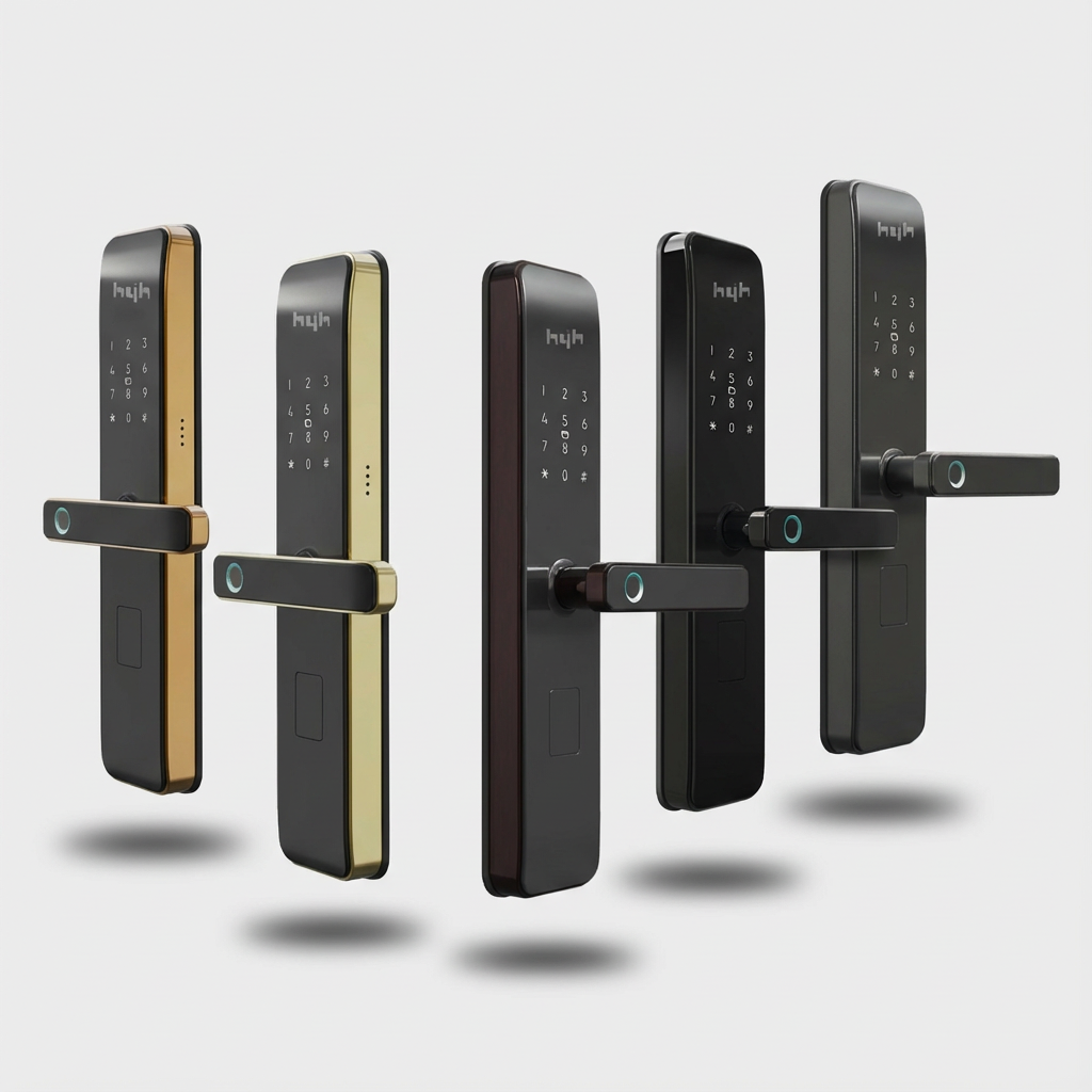 HYH Smart Digital Door Lock | Fingerprint PIN Card TT App Access | HC-D1