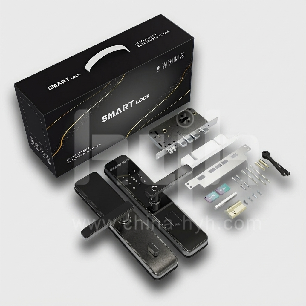 HYH Smart Digital Door Lock | Fingerprint PIN Card TT App Access | HC-D1
