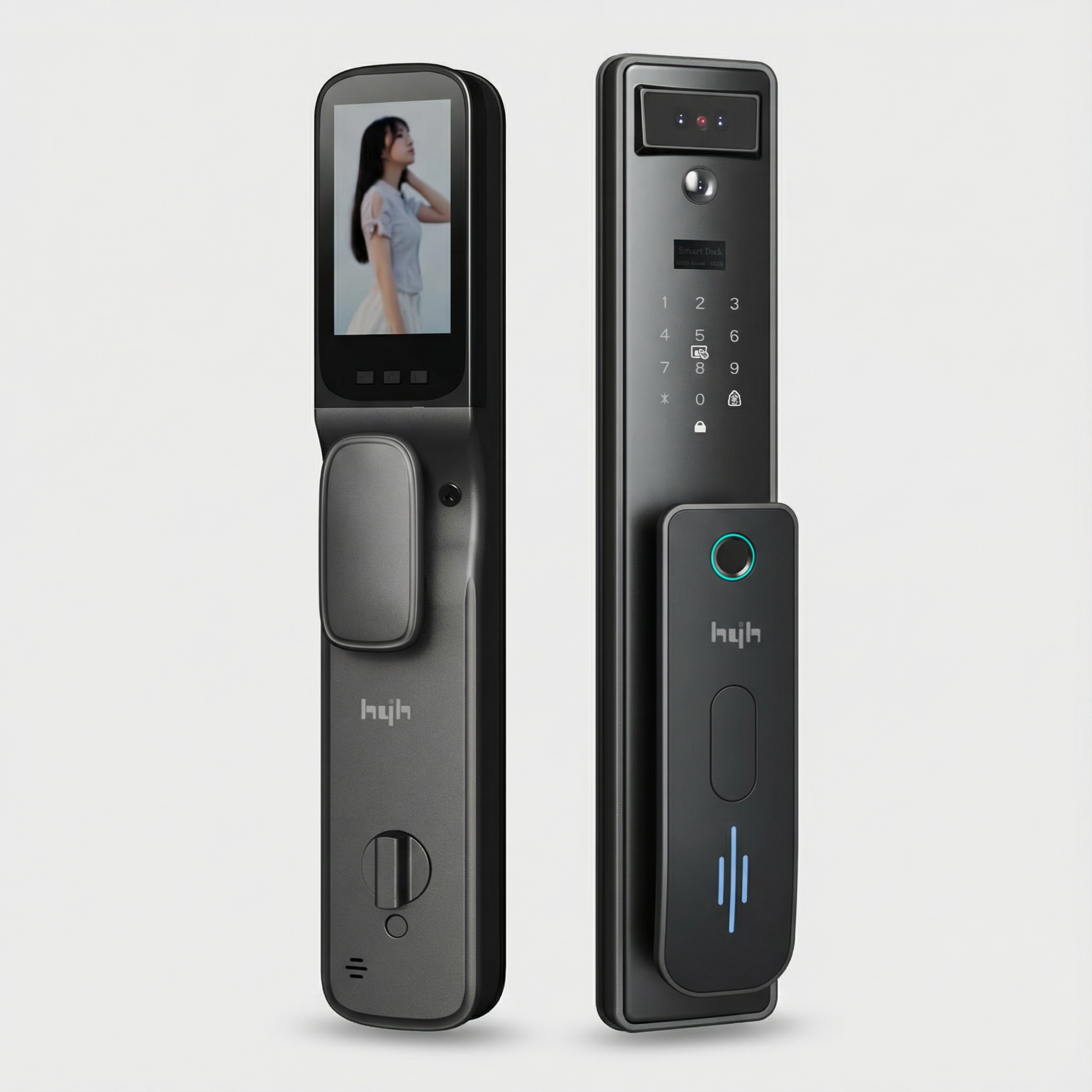HYH Smart Face Door Lock |Video Fingerprint PIN  Wi-Fi Tuya | HC-V2