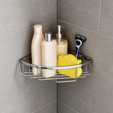 Homex Corner Bathroom Shower Basket | Rounded Amenity Orgaizer | 8022B