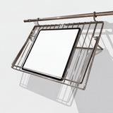 Wellmax Wall Mounted Recipe Book, iPad & Phone Rack | Kitchen Backsplash Accessory | CWJ223B