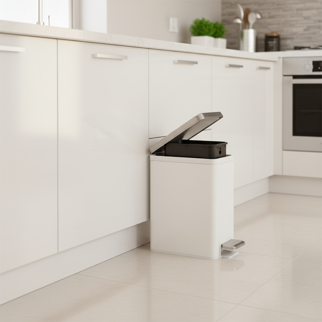 Kitchen detail with inner bucket