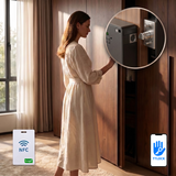 Smart Hidden Wardrobe & Drawer Lock | Card & Phone Access Heavy Duty Latch |  01101